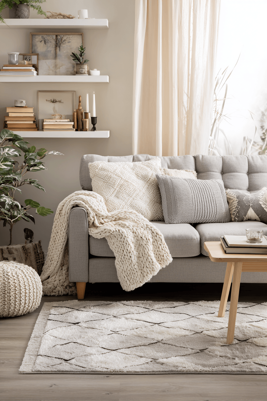 29 Cozy Minimalist Living Room Ideas That Feel Lived-In, Not Empty 7