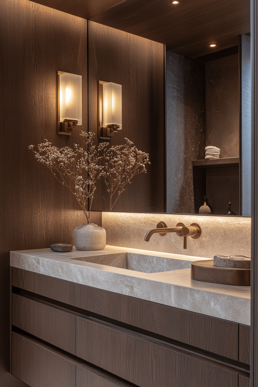 27 Dark Bathroom Ideas That Are Moody, Bold, and Absolutely Stunning 8 dark bathroom