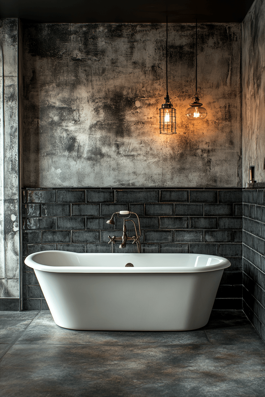 29 Moody Bathroom Ideas That Are Dark, Dramatic, and Totally Addictive 9