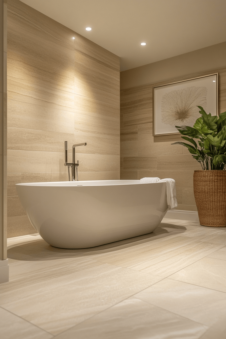 27 Neutral Bathroom Ideas So Calming You'll Never Want to Leave 9 neutral bathroom ideas