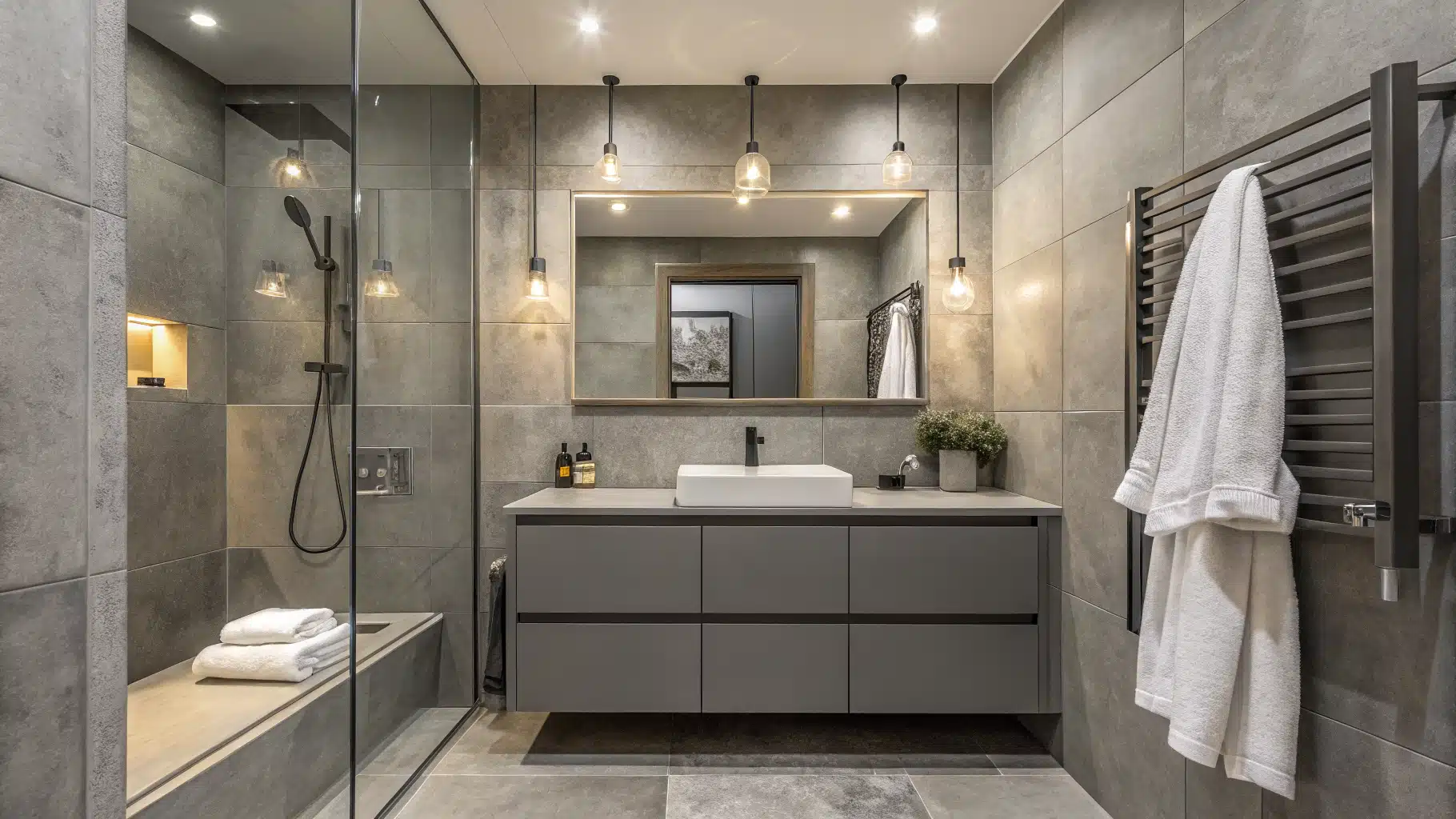 29 Grey Bathroom Ideas That Are Sleek, Modern, And Full Of Character ...