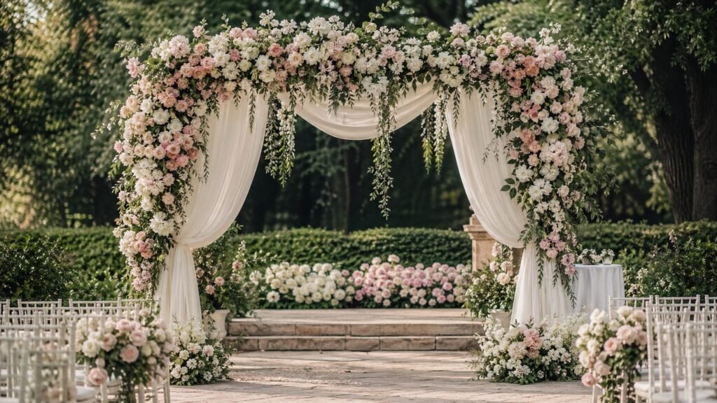 29 Wedding Arch Ideas That Will Make Your Ceremony Absolutely Magical 31 wedding arch
