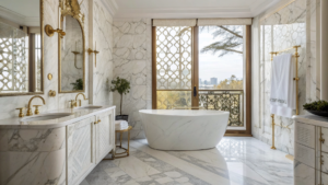 marble bathroom