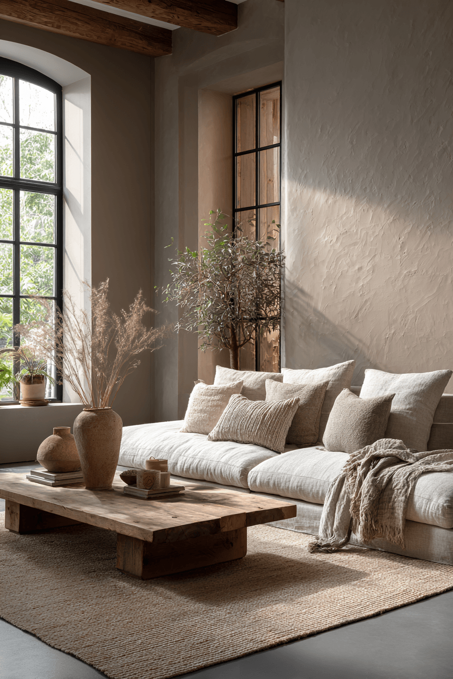 29 Warm Earthy Living Rooms That Ground You 1