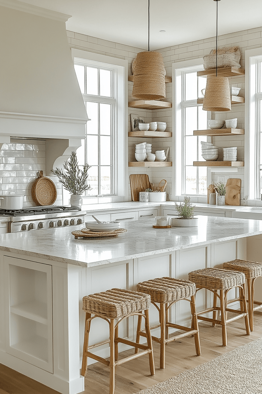29 Modern Coastal Kitchen Ideas That Look Clean Without Feeling Cold 1