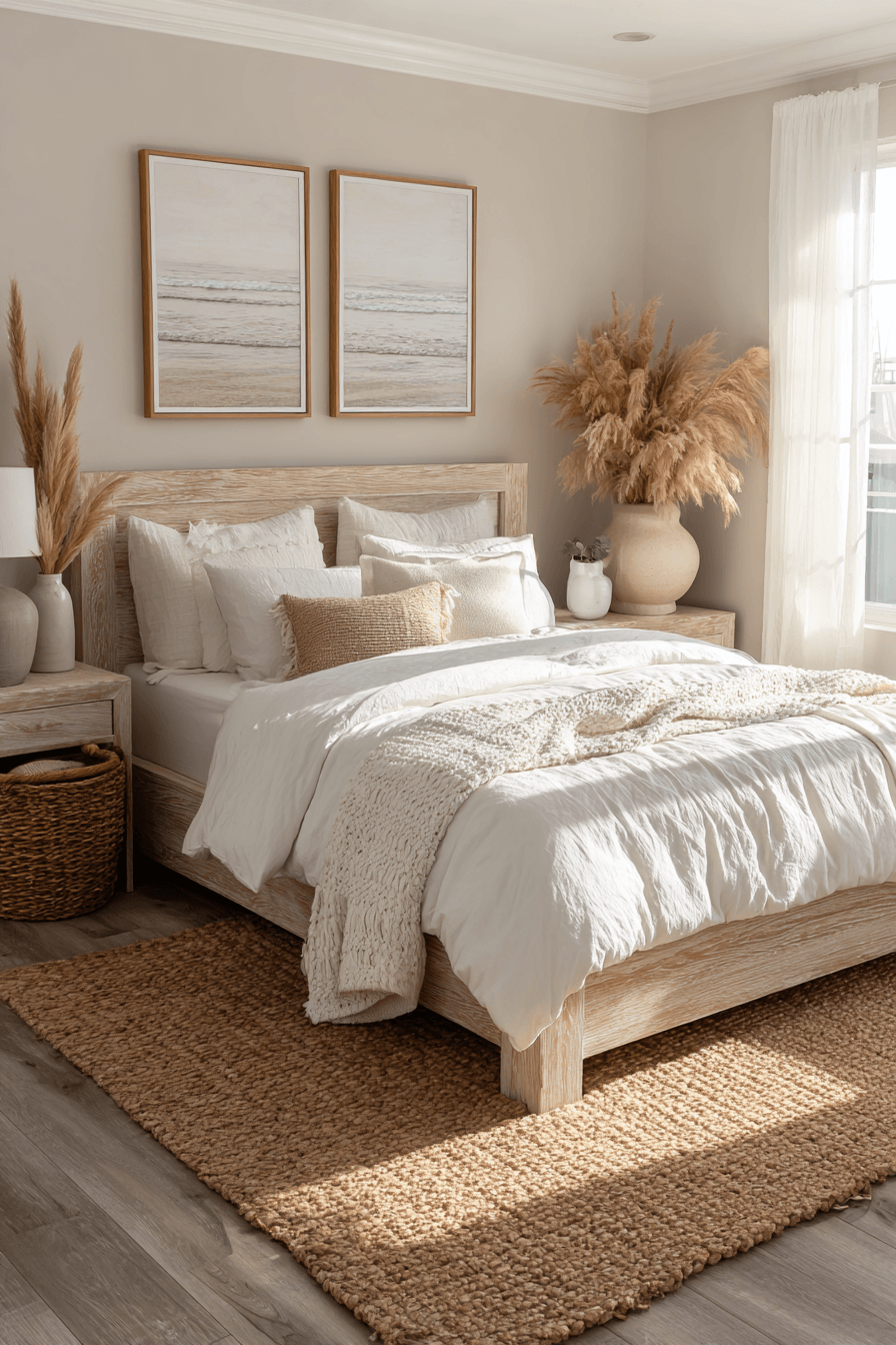 29 Modern Coastal Bedroom Ideas for Sleeping with the Windows Open 1