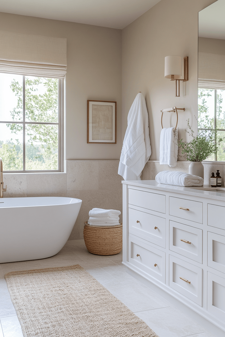 29 Coastal Bathroom Ideas That Bring Beach House Bliss to Your Home 1