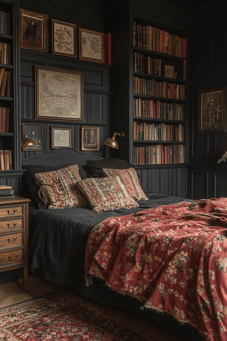 29 Black Themed Bedroom Ideas That Feel Cozy, Not Depressing 10