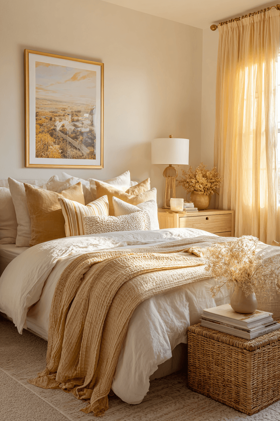 29 Warm Bedrooms That Feel Like Sunday Morning 10