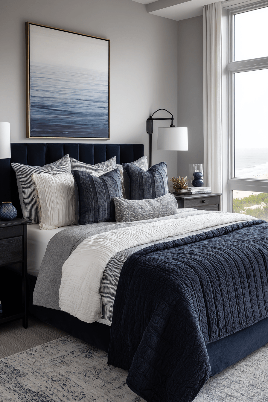 29 Modern Coastal Bedroom Ideas for Sleeping with the Windows Open 10