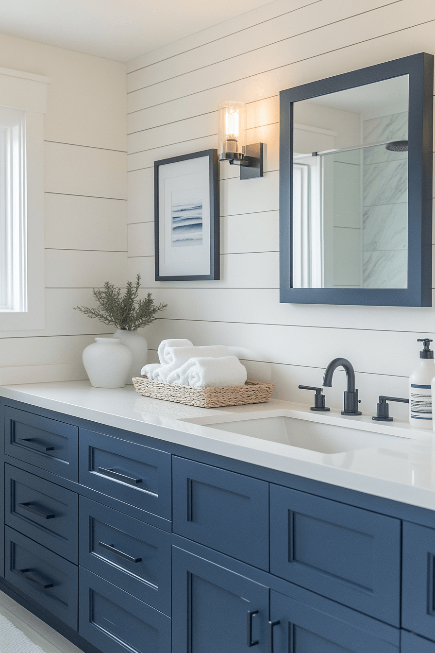 29 Beachy Bathroom Ideas That Feel Like a Morning at the Shore 10 Beachy Bathroom