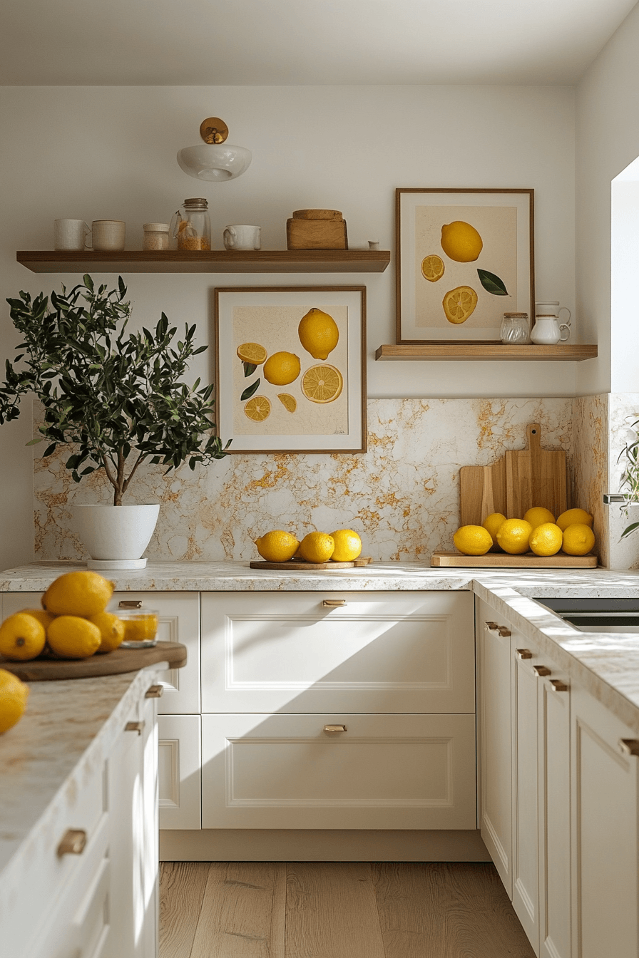 29 Lemon Themed Kitchen Ideas That Make Mornings Brighter 10