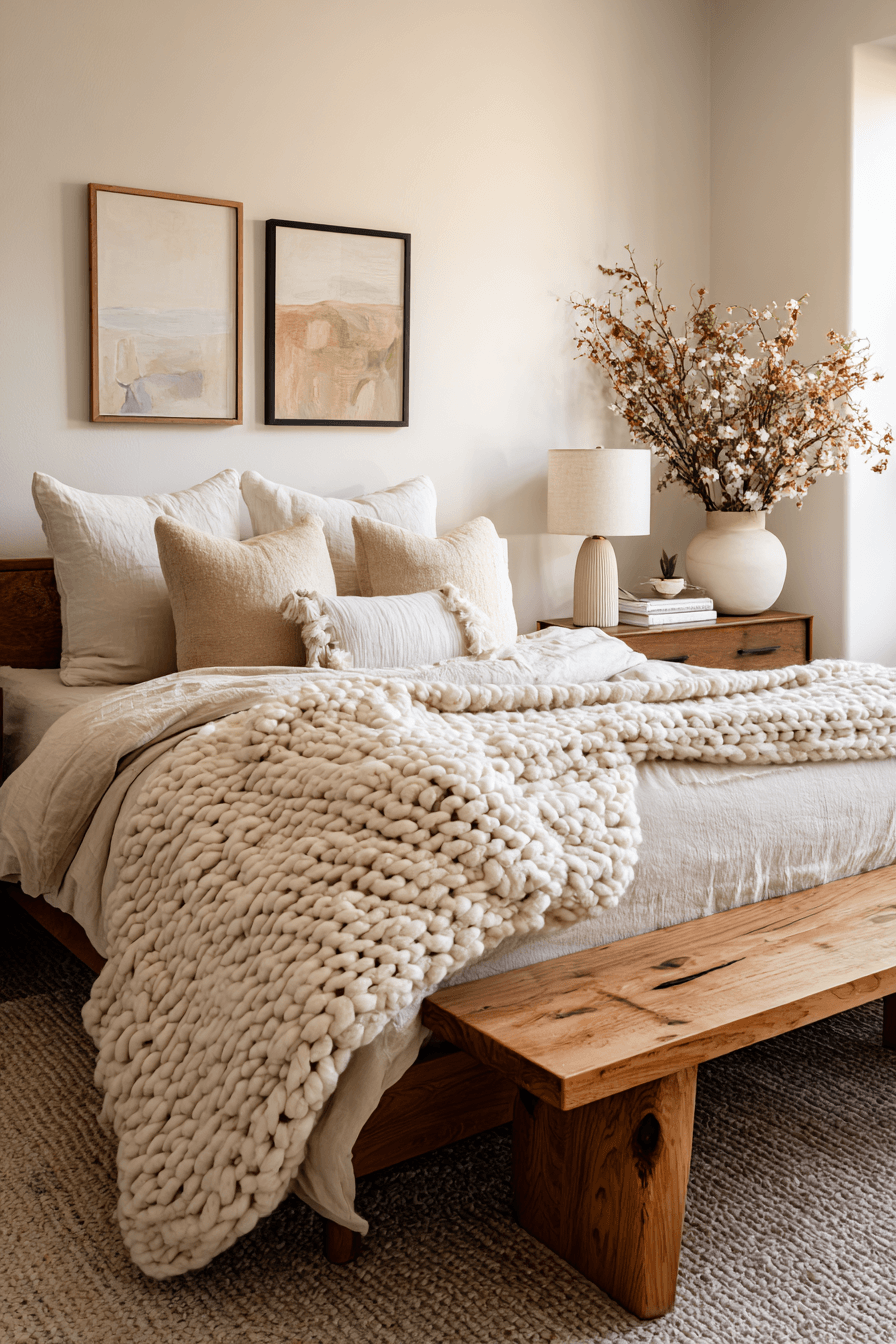 29 Warm Bedroom Aesthetic Ideas That Make You Want to Stay In 10