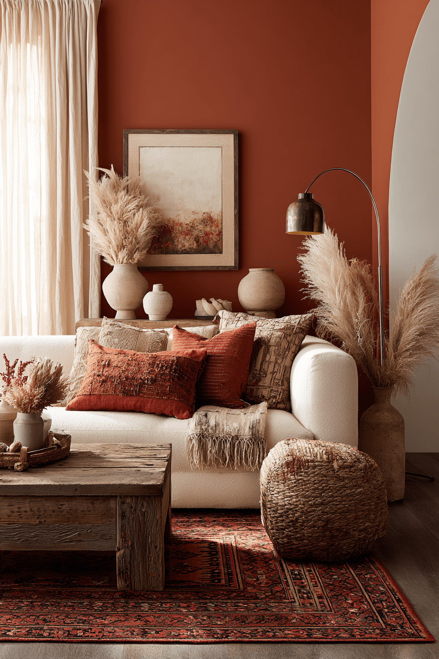 29 Warm Boho Living Rooms With Real Character 10