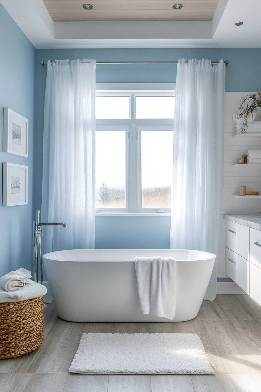 29 Ocean Themed Bathroom Ideas That Feel Like a Dip in the Sea 11
