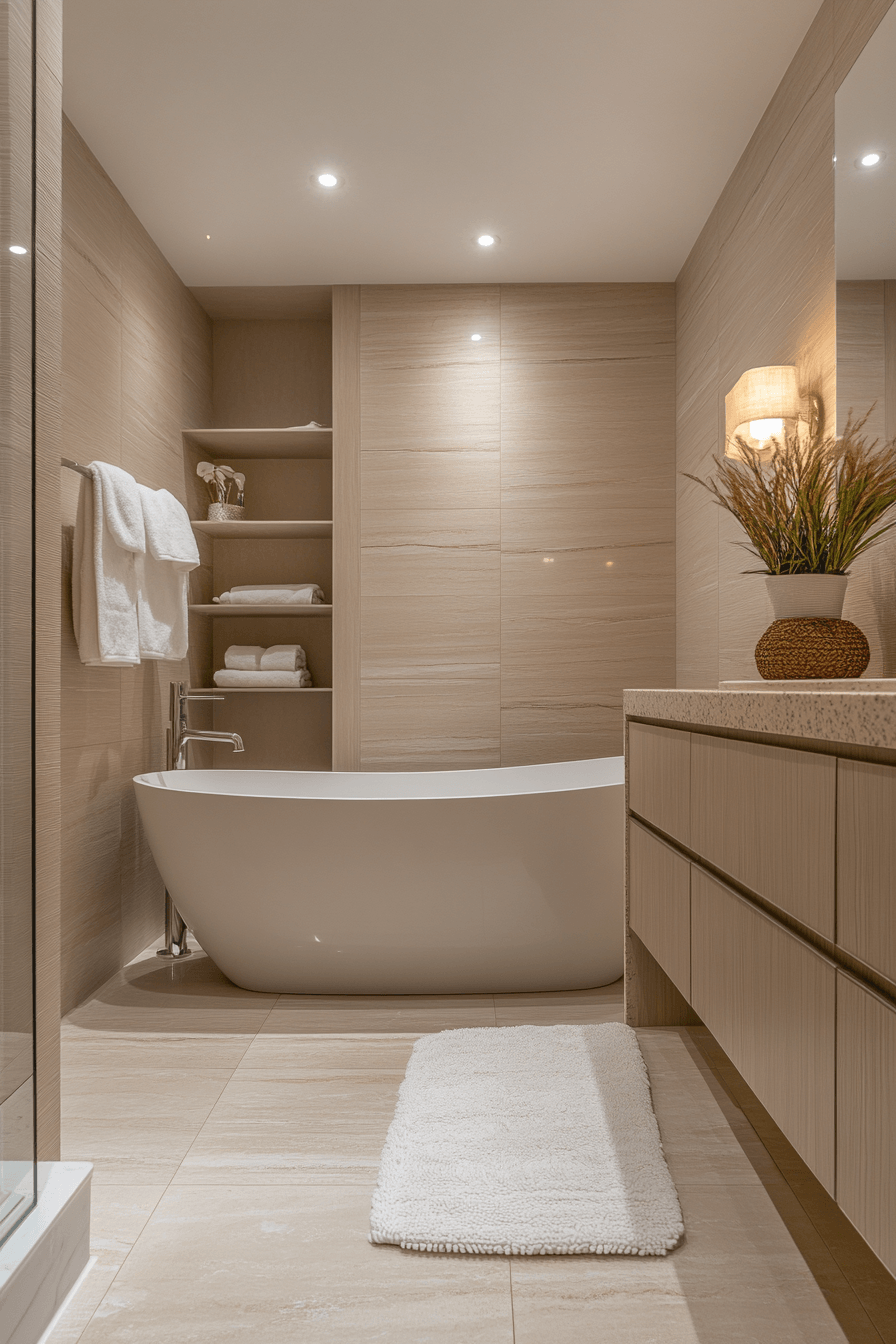 29 Beige Bathroom Ideas That Create a Spa-Like Sanctuary at Home 11