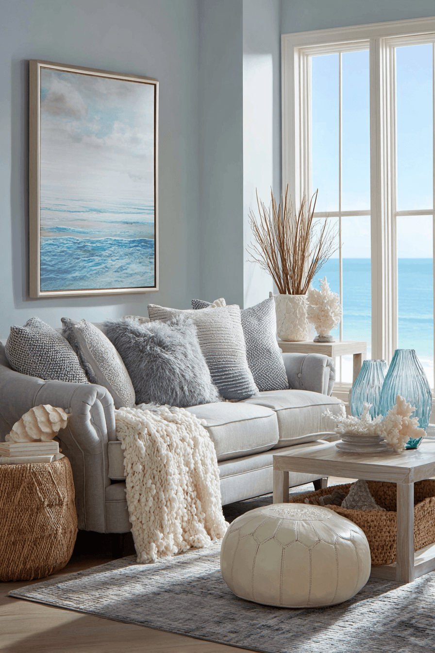 29 Modern Coastal Living Room Ideas That Feel Fresh, Not Themed 11