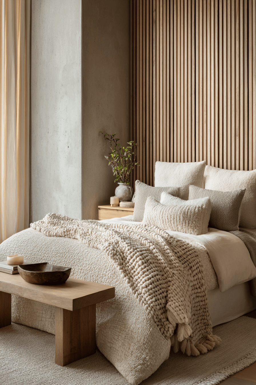 29 Warm Minimalist Bedrooms That Still Feel Like Home 11