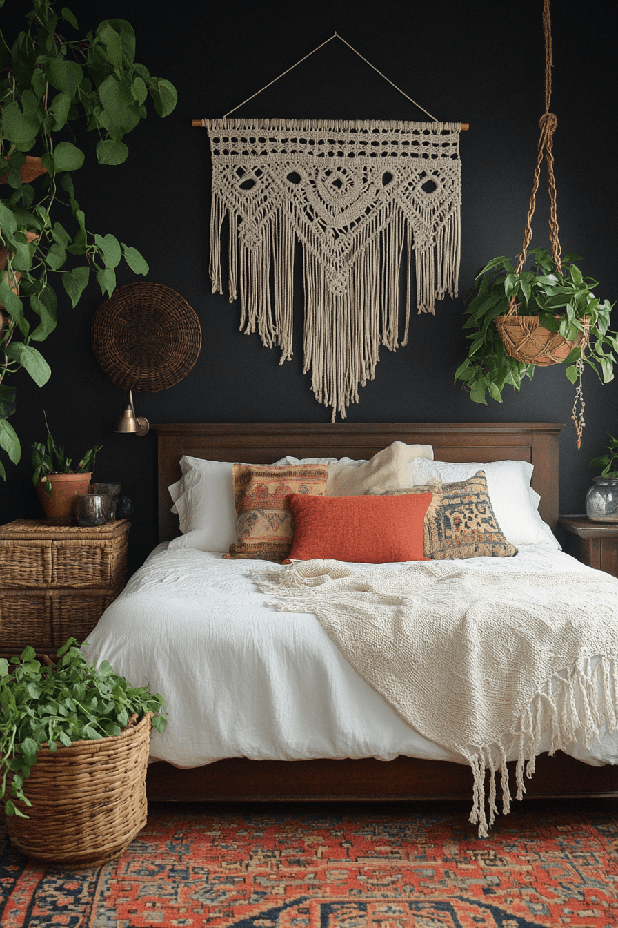 29 Black Themed Bedroom Ideas That Feel Cozy, Not Depressing 12