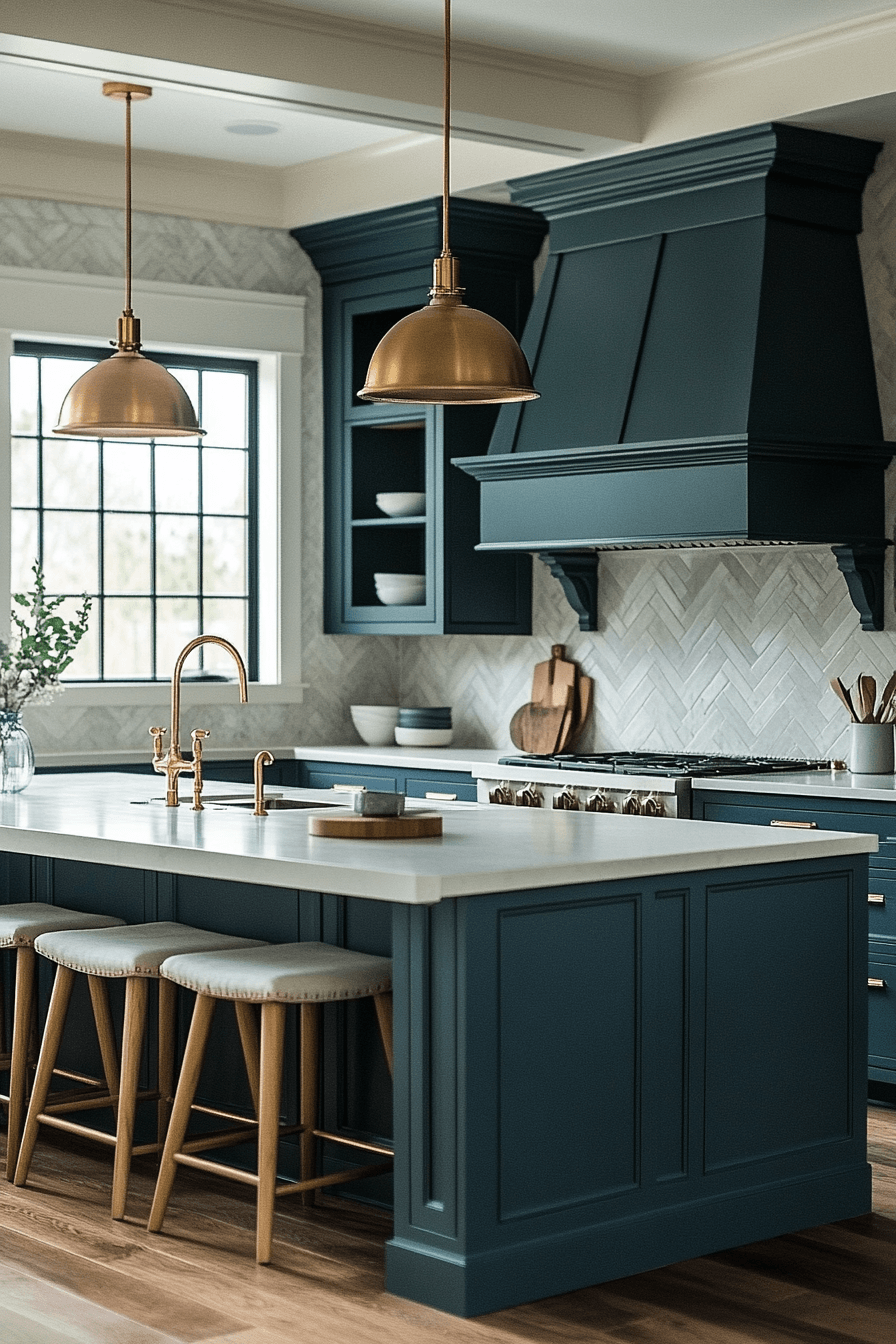 29 Colored Kitchen Cabinets That Make You Want to Cook 12