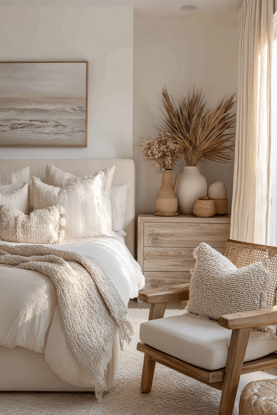 29 Beachy Boho Bedrooms That Feel Like a Slow Sunday by the Water 12