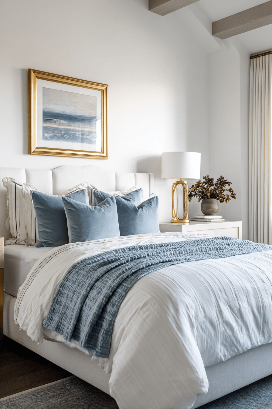 29 Modern Coastal Bedroom Ideas for Sleeping with the Windows Open 12