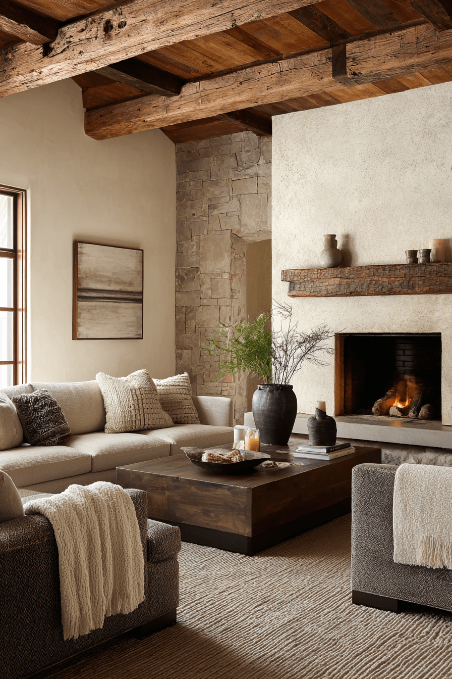 29 Warm Earthy Living Rooms That Ground You 12