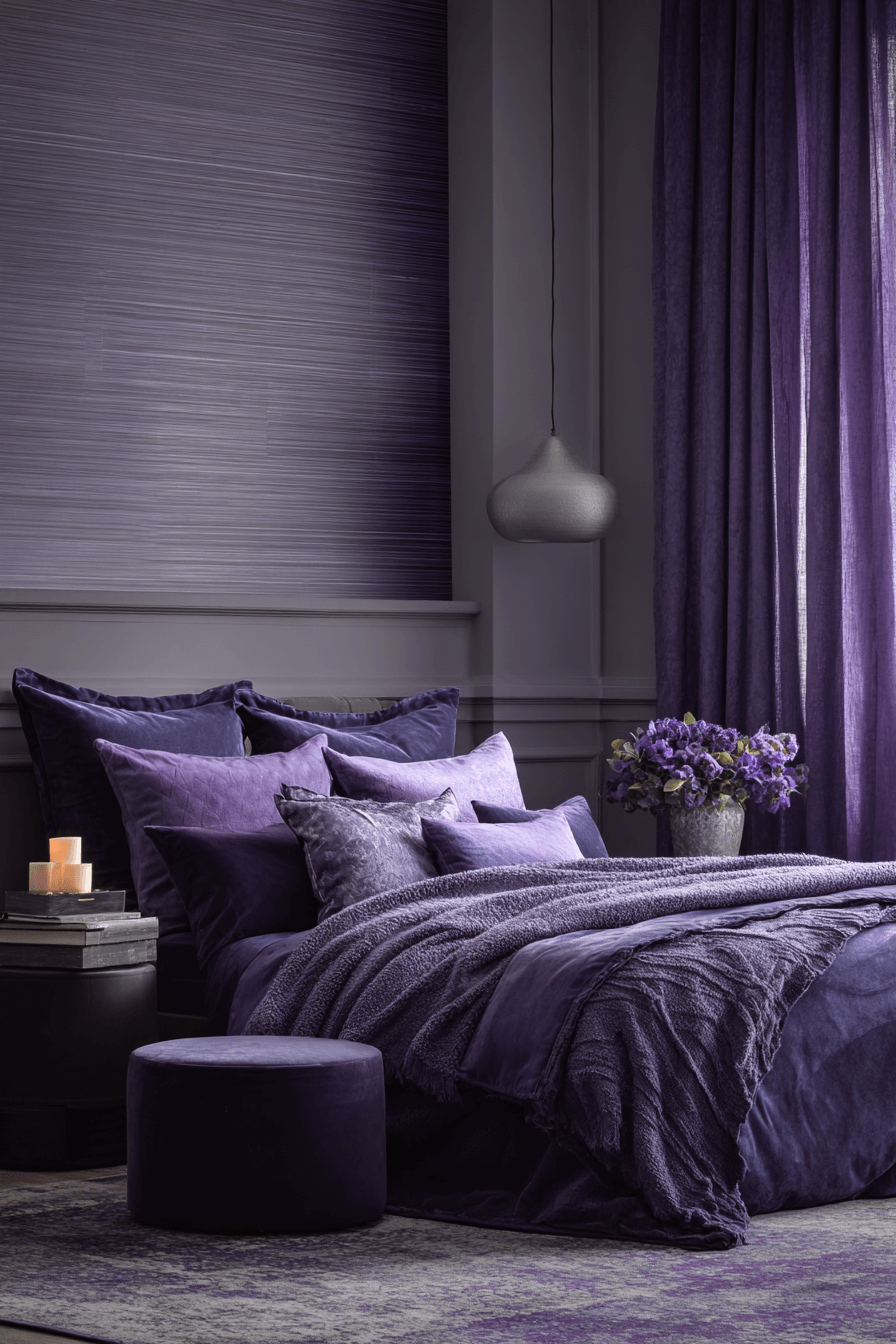 29 Purple Themed Bedroom Ideas That Feel Grown-Up, Not Girly 13
