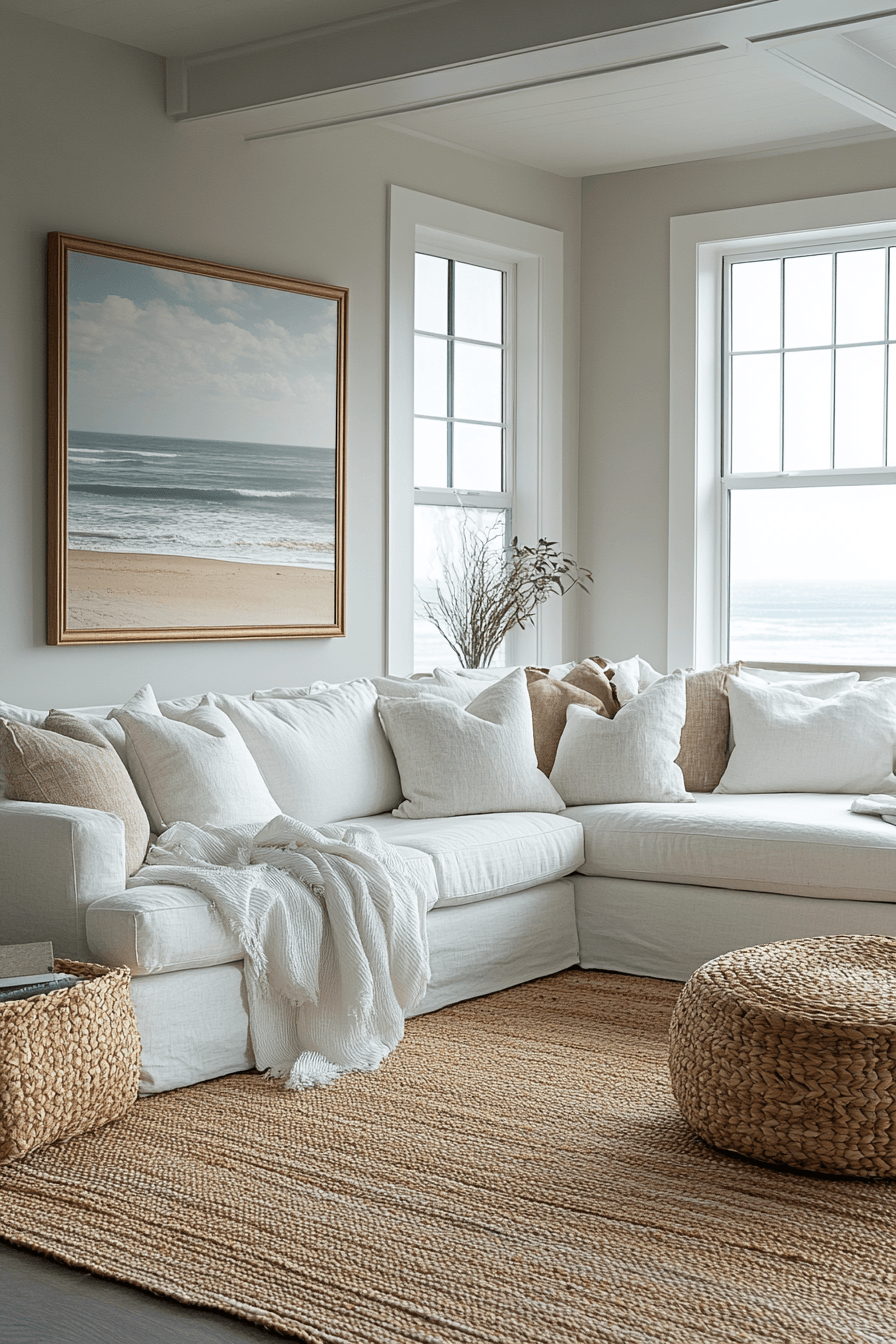 29 Beachy Living Rooms Made for Lazy Afternoons 13