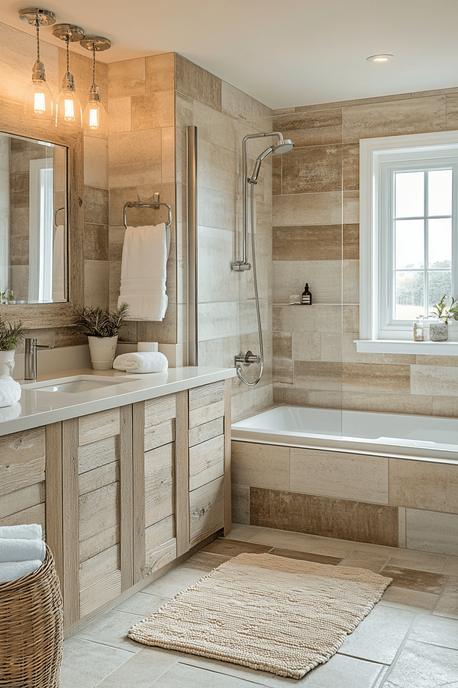 29 Beachy Bathroom Ideas That Feel Like a Morning at the Shore 13 Beachy Bathroom