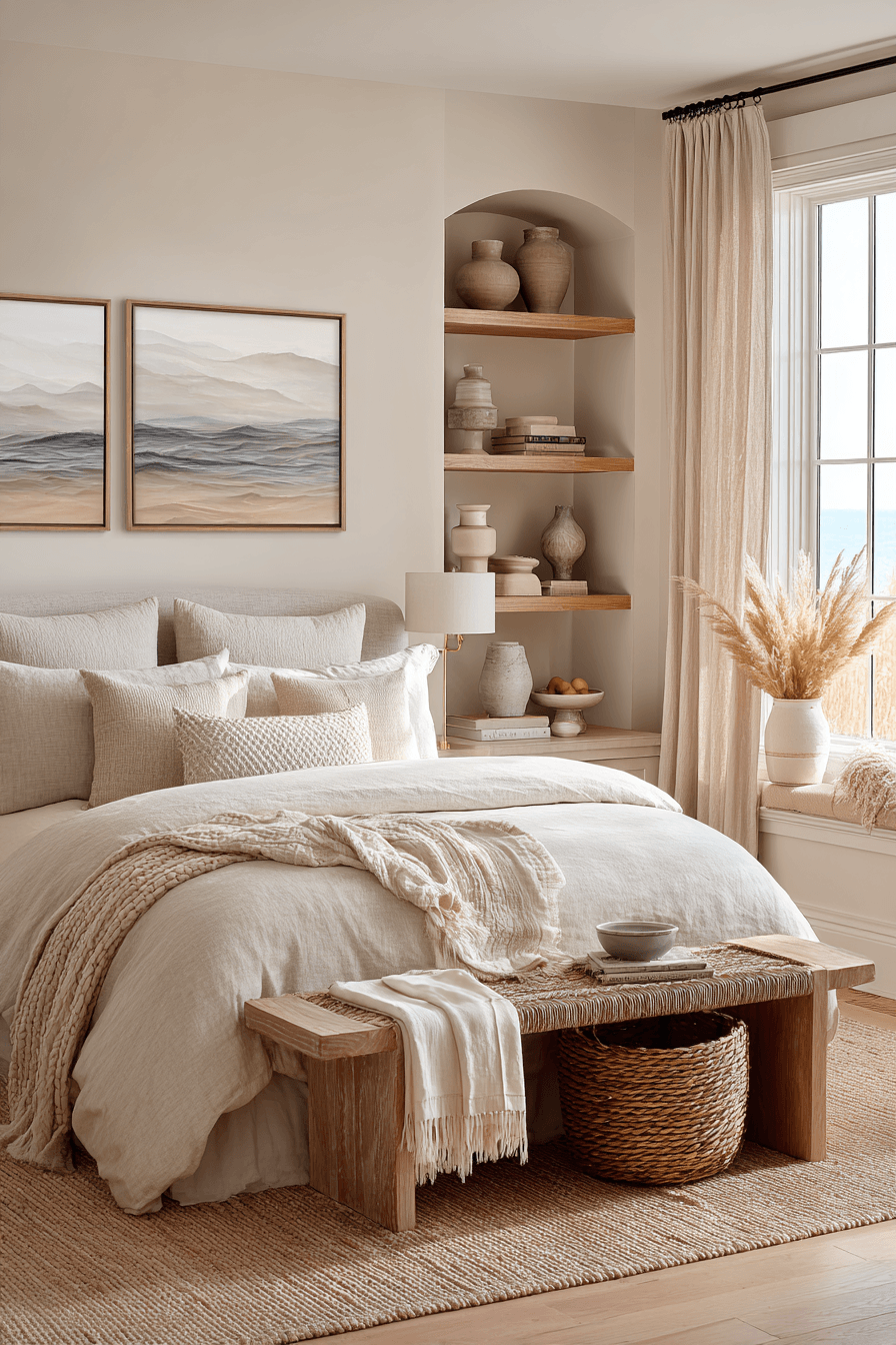 29 Beachy Boho Bedrooms That Feel Like a Slow Sunday by the Water 13