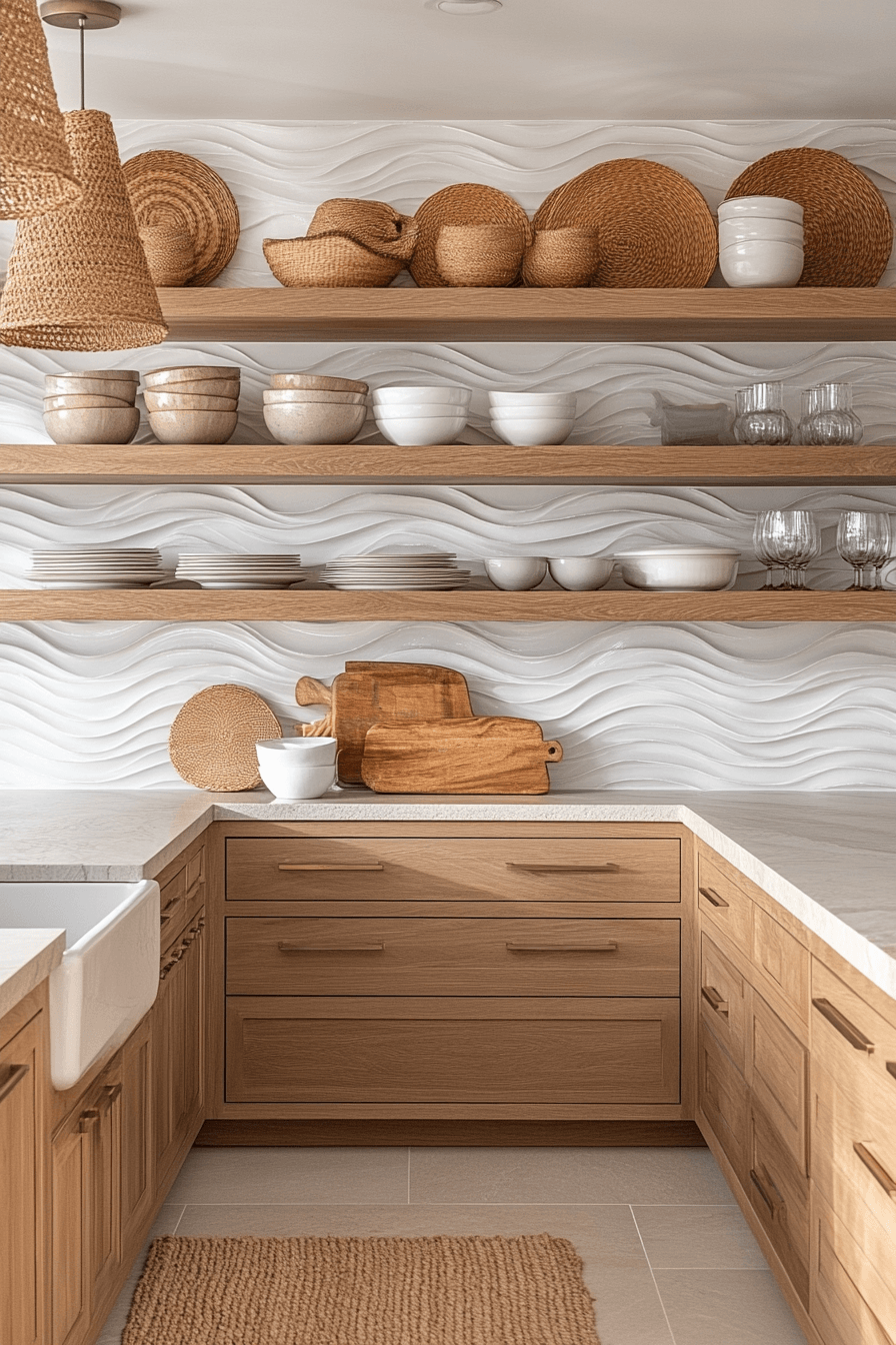 29 Modern Coastal Kitchen Ideas That Look Clean Without Feeling Cold 13