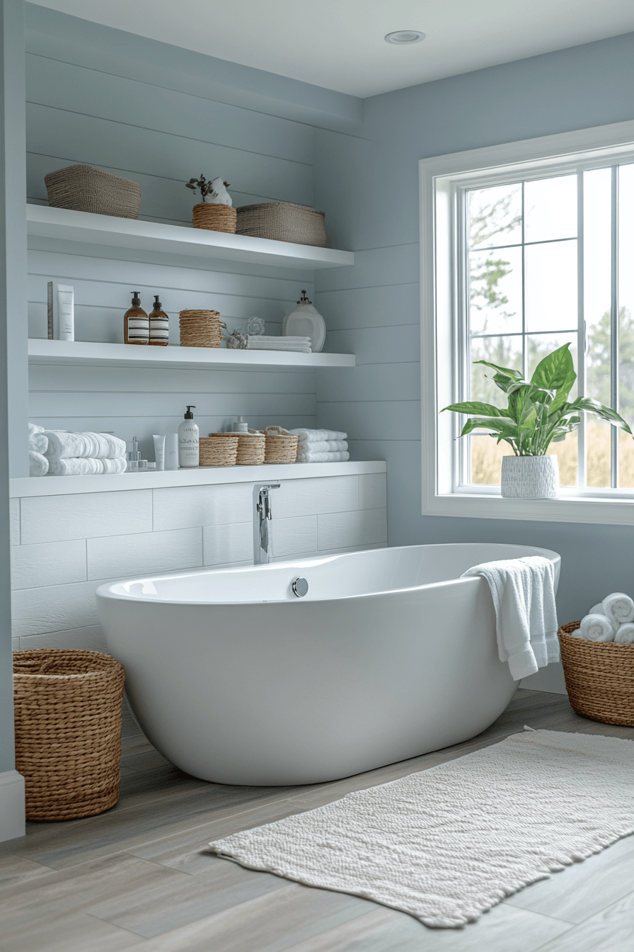 29 Coastal Bathroom Ideas That Bring Beach House Bliss to Your Home 13