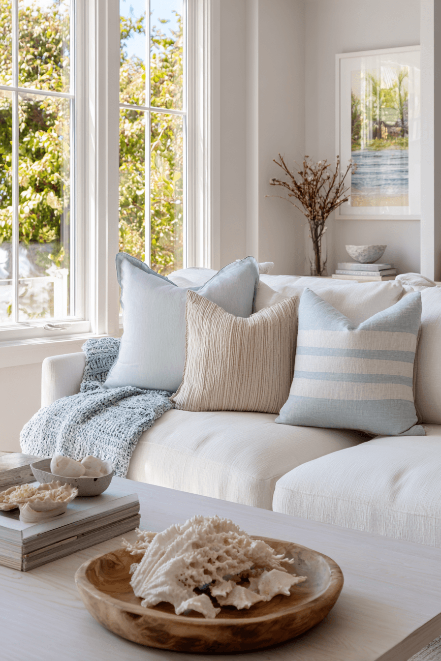 29 Modern Coastal Living Room Ideas That Feel Fresh, Not Themed 14