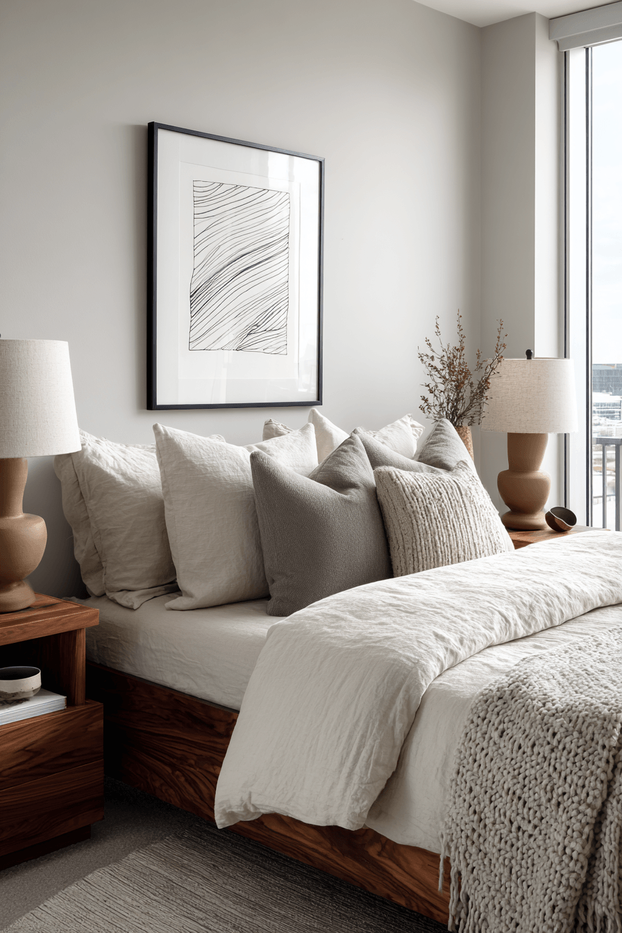 29 Warm Minimalist Bedrooms That Still Feel Like Home 14