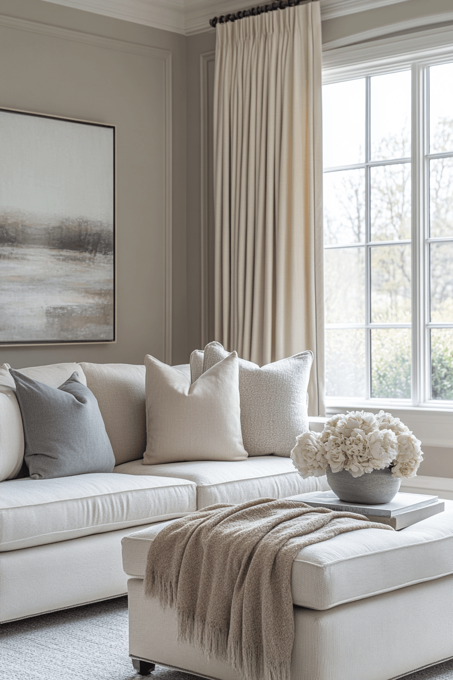 29 Grey and Beige Living Room Ideas That Balance Cool and Warm Tones 14