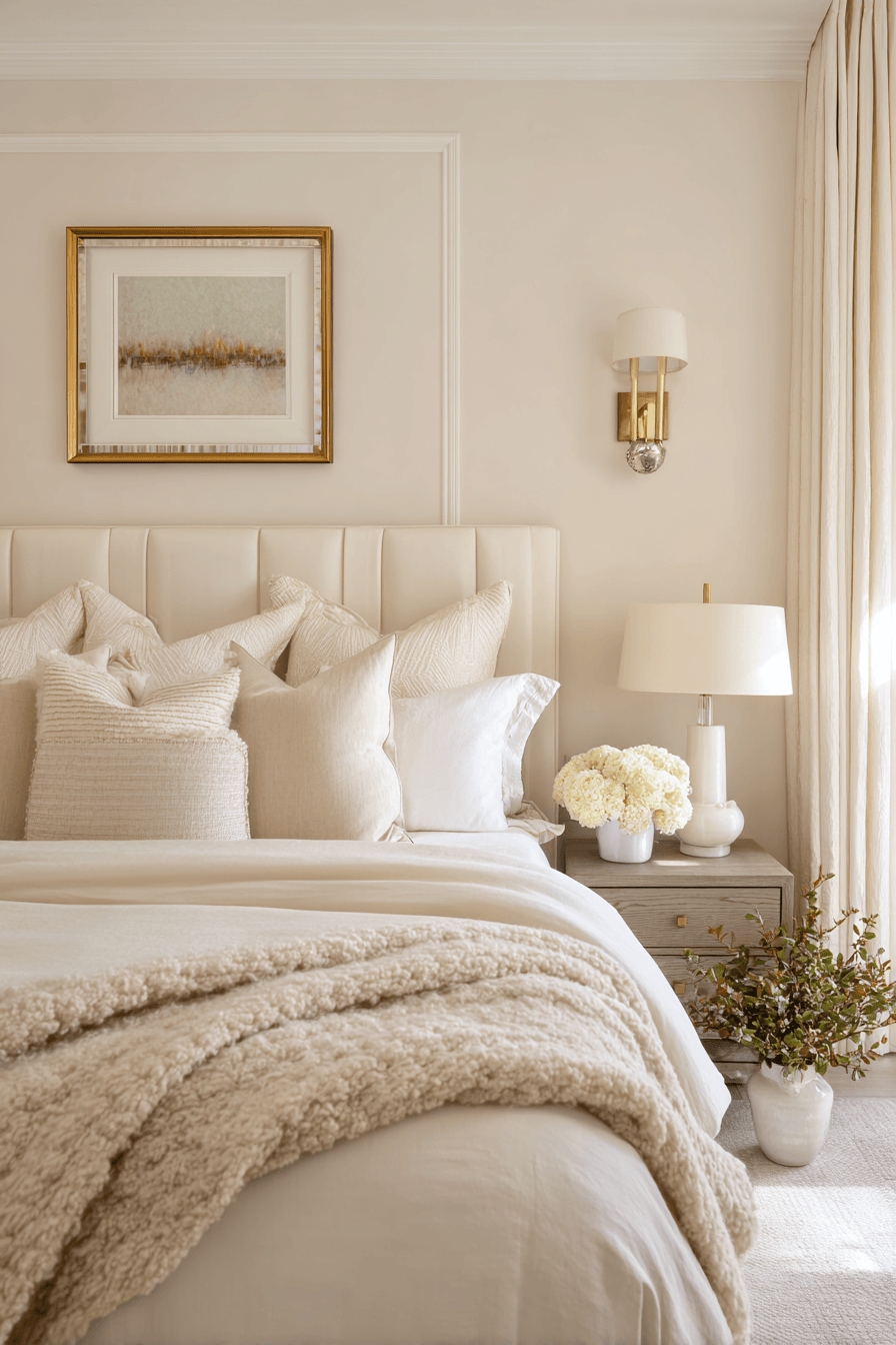 29 Warm Neutral Bedroom Ideas That Calm You Down 14