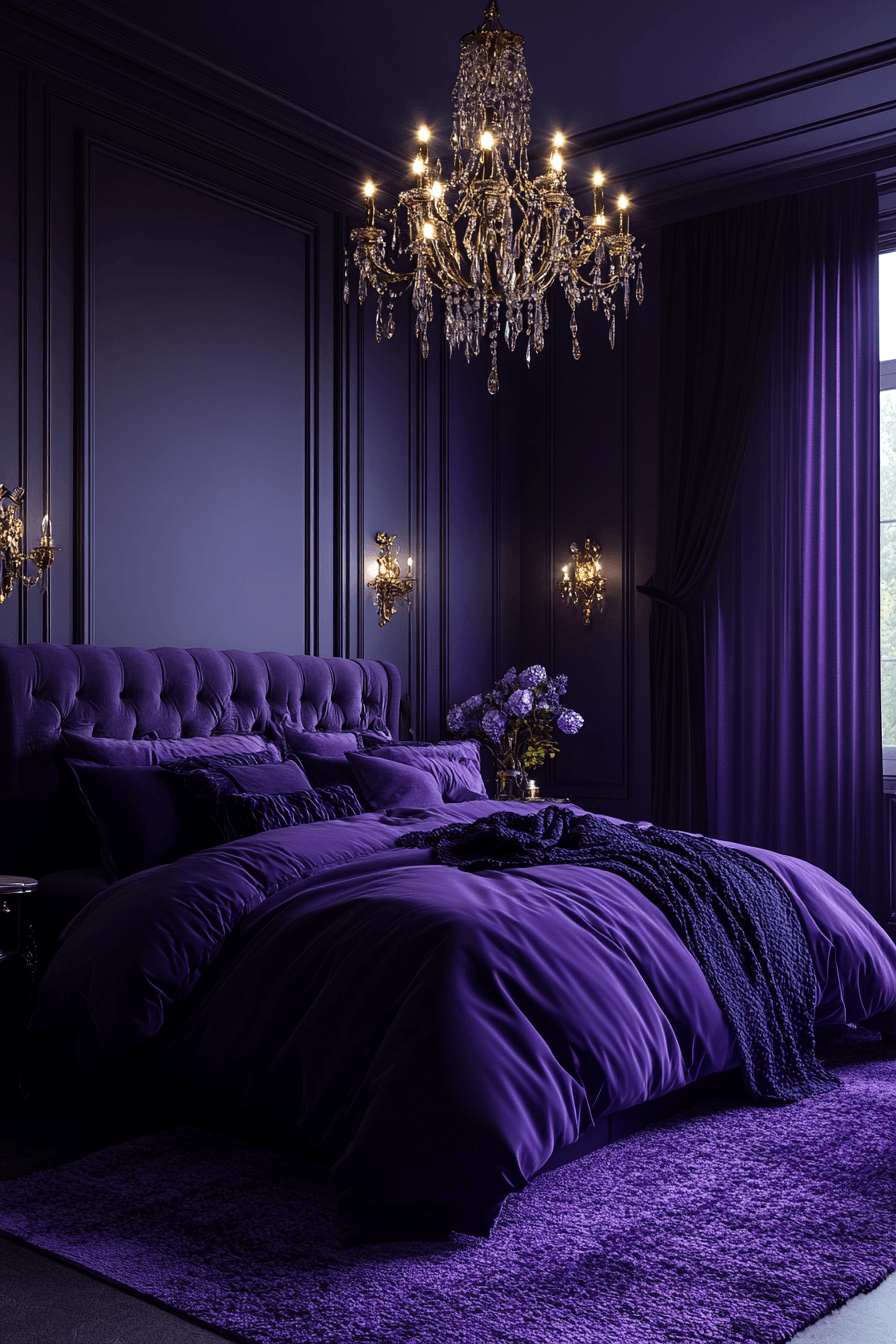 29 Purple Themed Bedroom Ideas That Feel Grown-Up, Not Girly 14