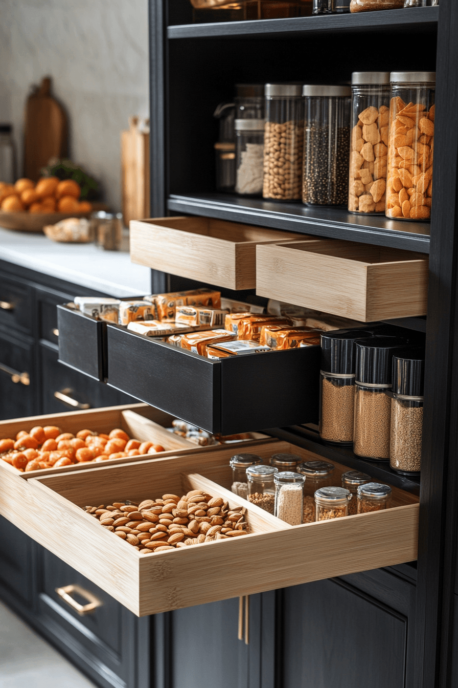29 Kitchen Pantry Design Ideas That Maximize Storage and Style 14