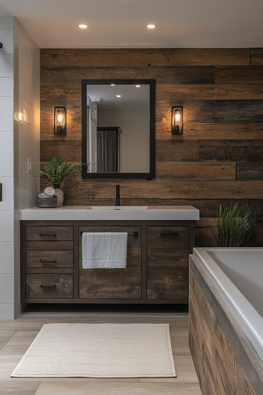 29 Rustic Bathroom Ideas That Bring Warmth and Character to Your Home 14