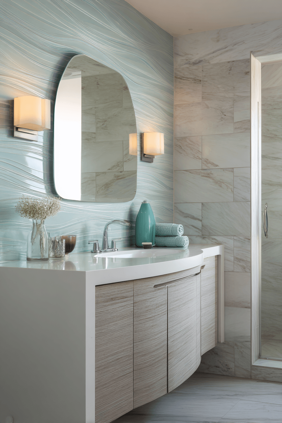 29 Beachy Bathroom Ideas That Feel Like a Morning at the Shore 14 Beachy Bathroom