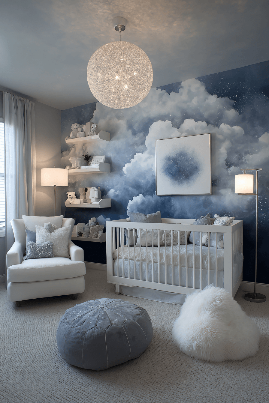 29 Space Themed Nursery Ideas for Little Astronauts in Training 15