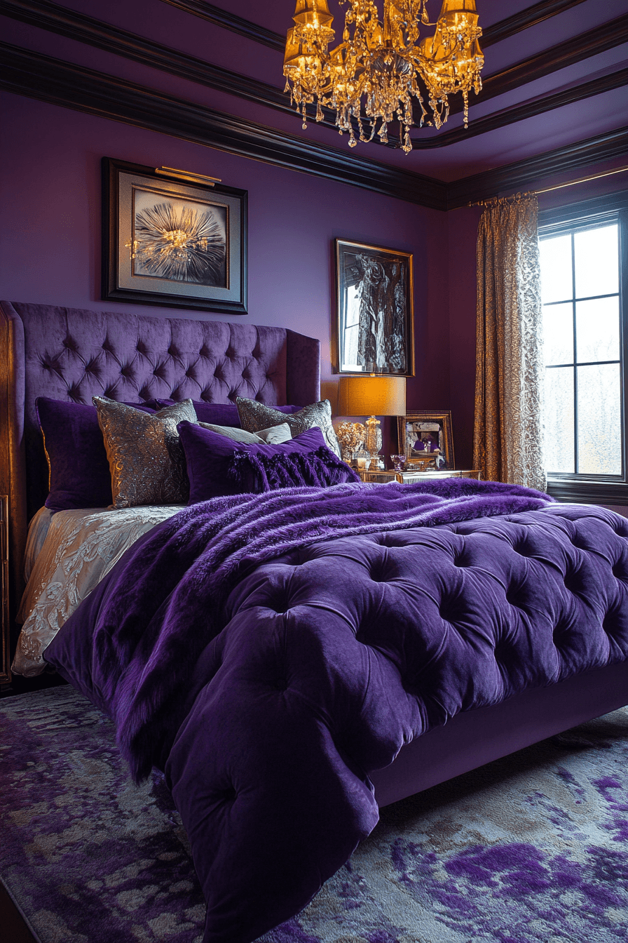29 Purple Themed Bedroom Ideas That Feel Grown-Up, Not Girly 15