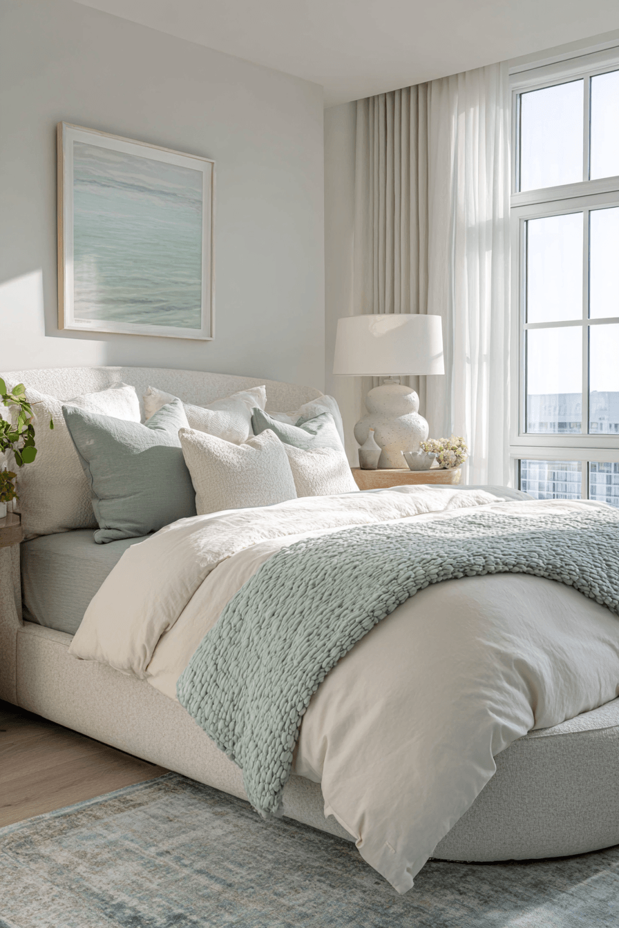 29 Modern Coastal Bedroom Ideas for Sleeping with the Windows Open 15