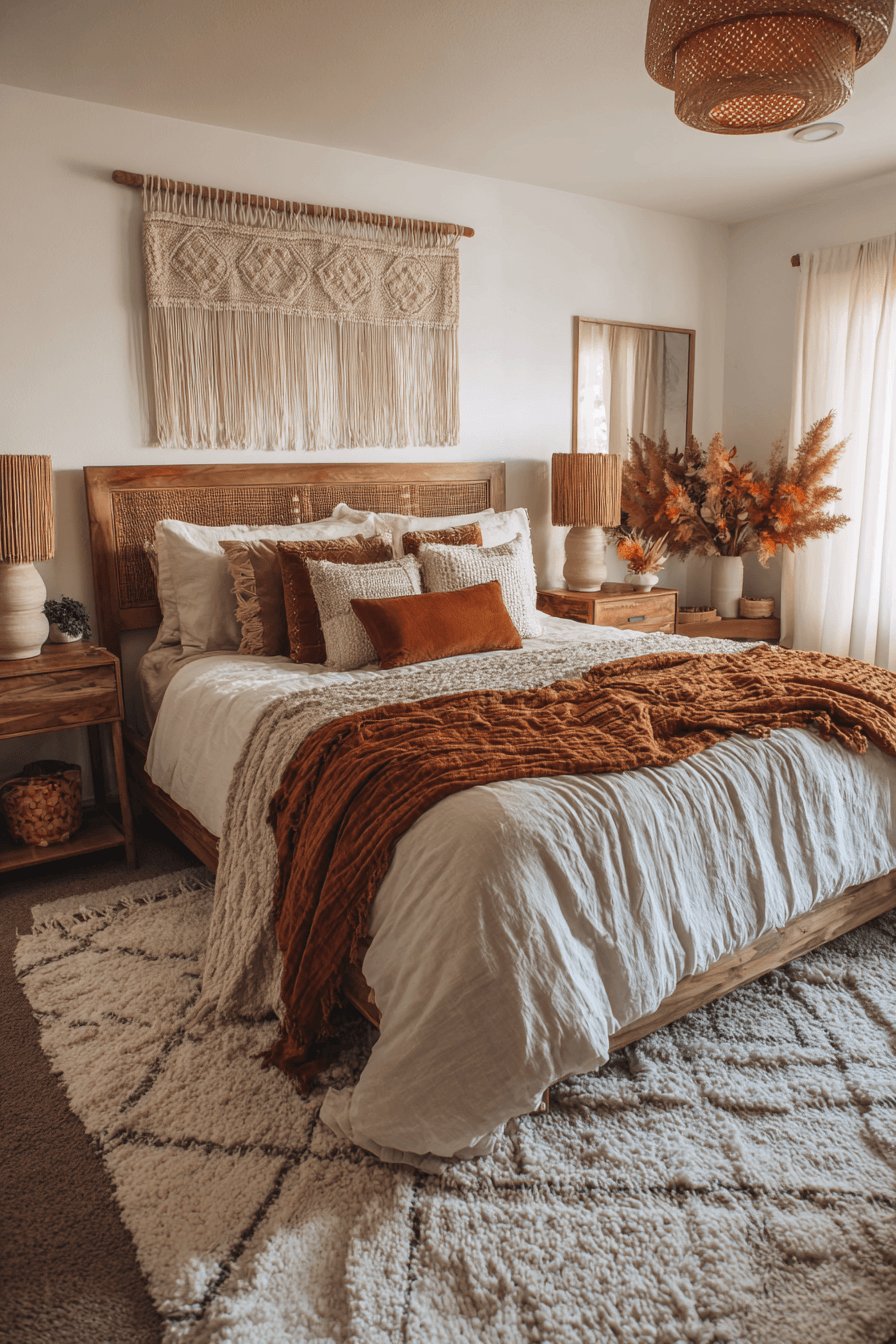 29 Warm Bedrooms That Feel Like Sunday Morning 15