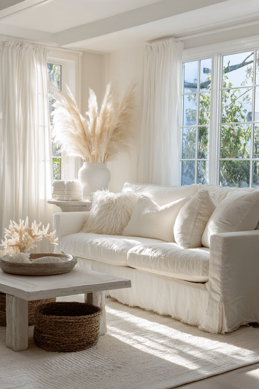 29 Beachy Living Rooms Made for Lazy Afternoons 15