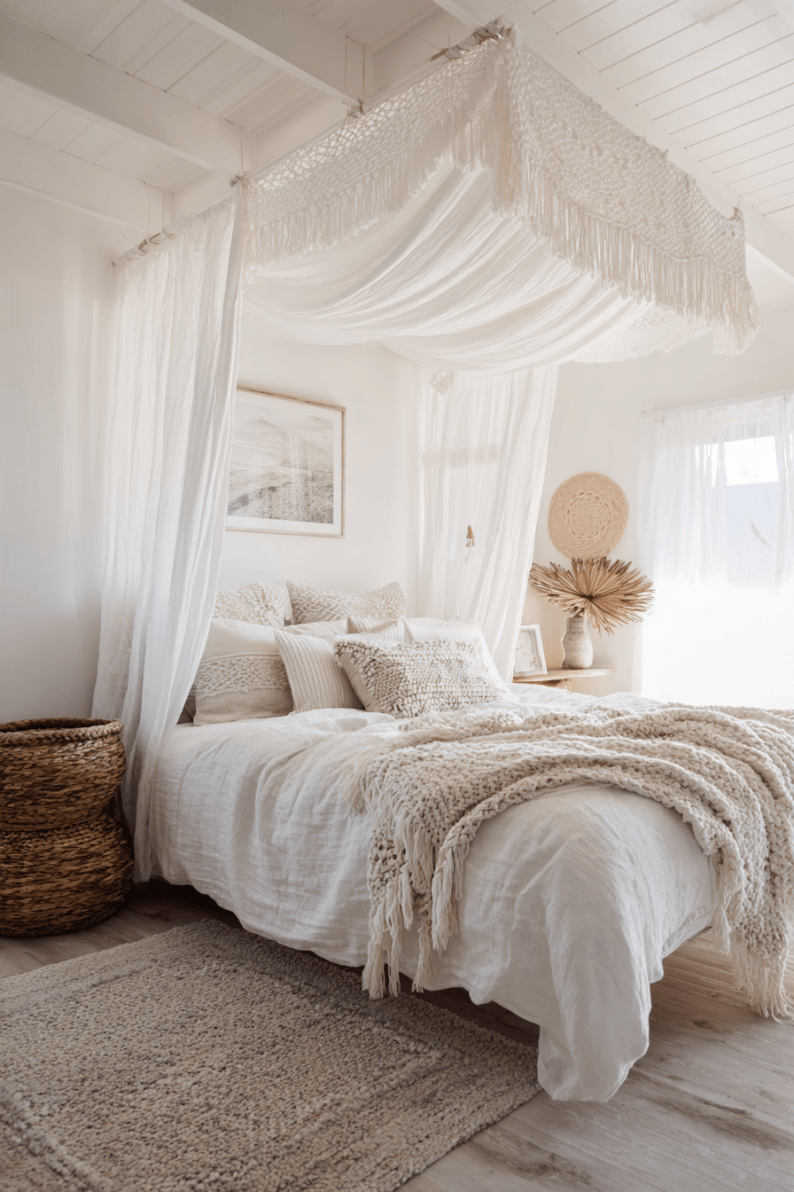29 Beachy Boho Bedrooms That Feel Like a Slow Sunday by the Water 16