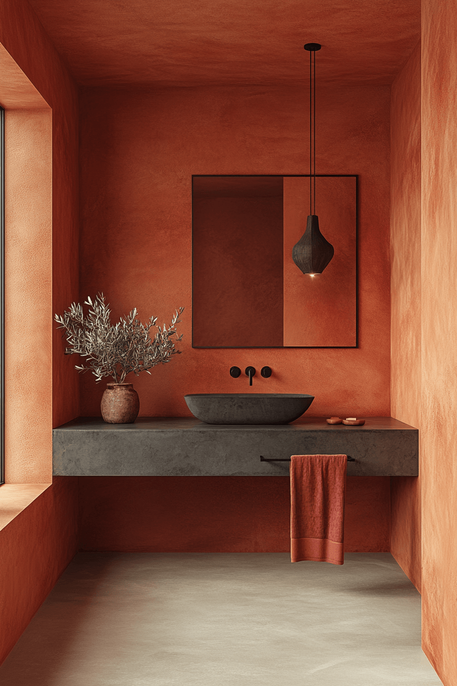 29 Terracotta Bathroom Ideas That Warm Up Your Space With Earthy Elegance 16