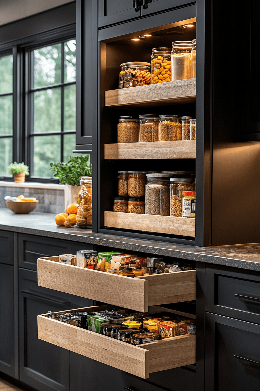 29 Kitchen Pantry Design Ideas That Maximize Storage and Style 16