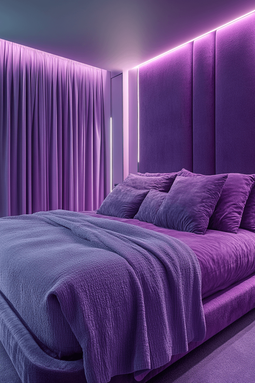 29 Purple Themed Bedroom Ideas That Feel Grown-Up, Not Girly 16
